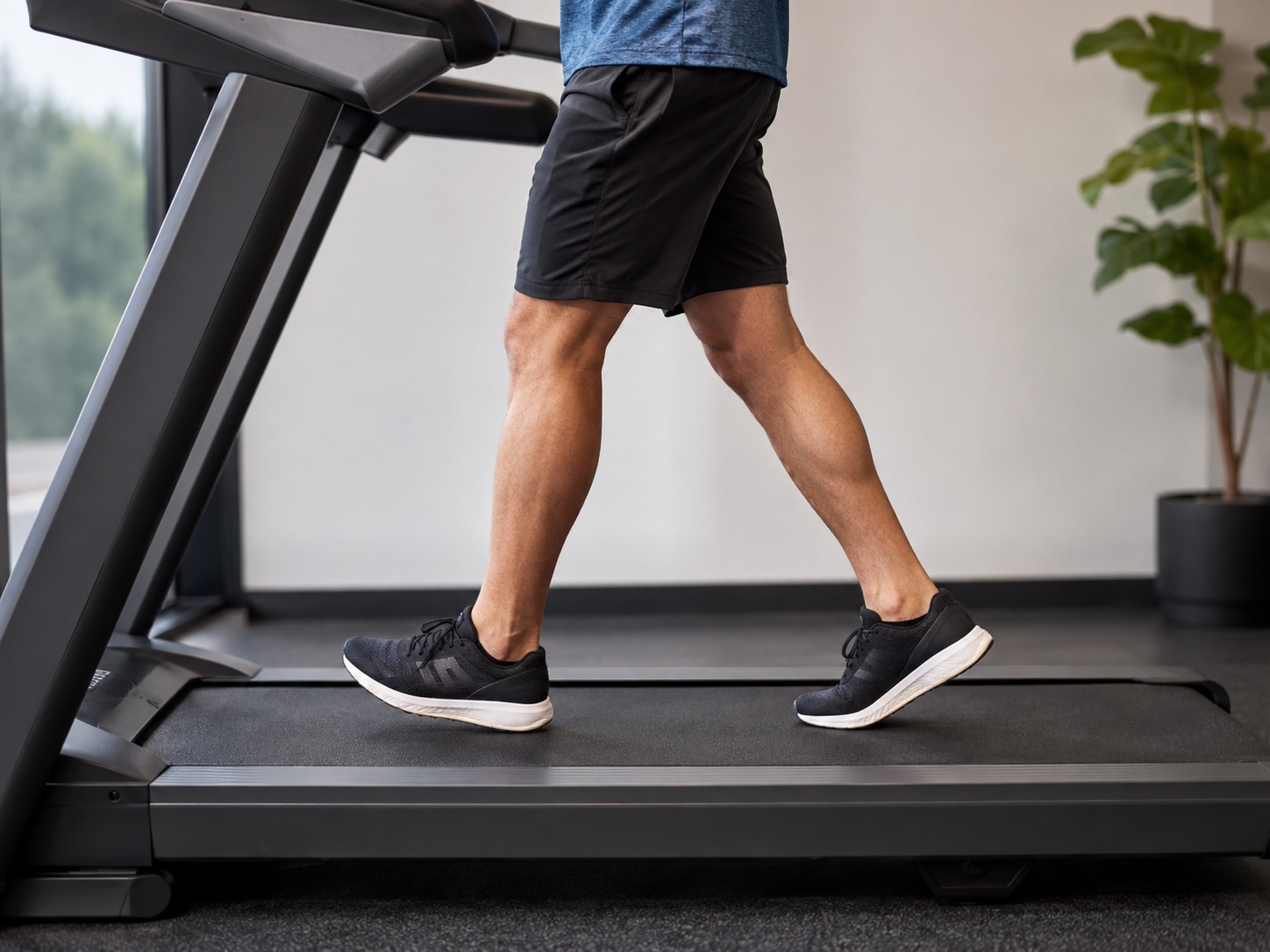 Walking mechanics showing how foot and ankle alignment can influence knee loading during low-impact cardio