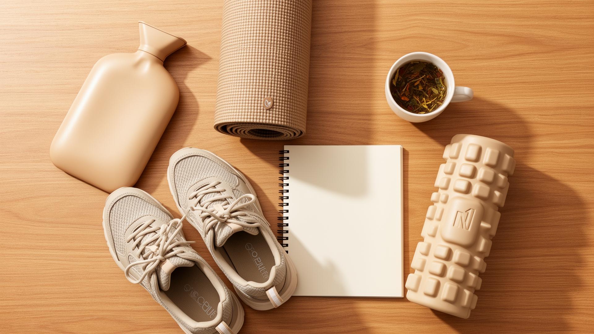Daily movement and comfort routine for aging knees