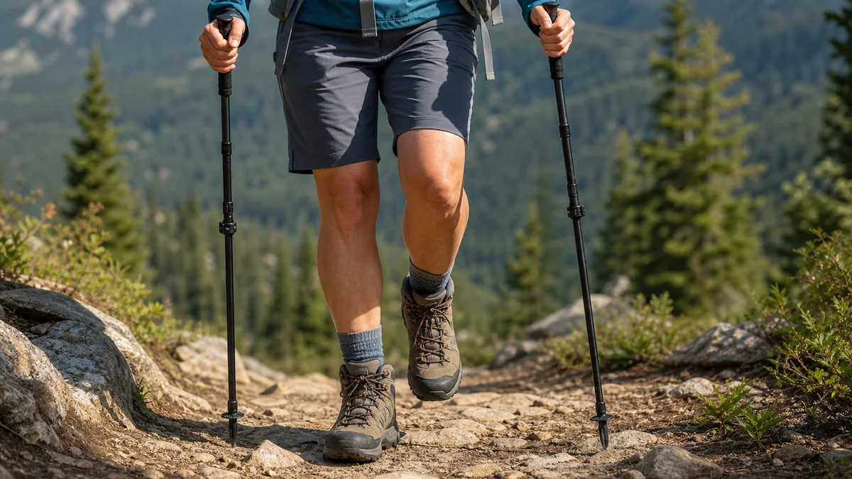 Best Hiking Poles for Bad Knees: Length, Grip, and Downhill Use