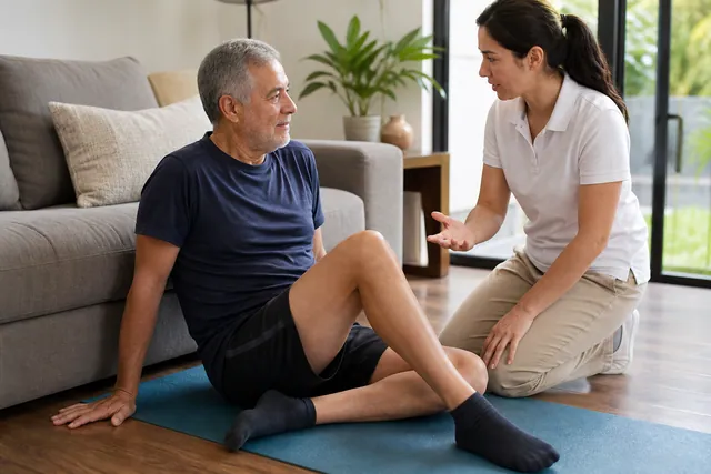 How to Get Up From the Floor With Bad Knees: Supported Options