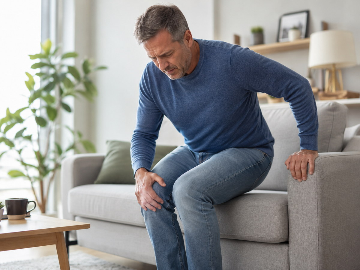 Knee Pain When Getting Up After Sitting: Age-Related Causes & Relief Tips