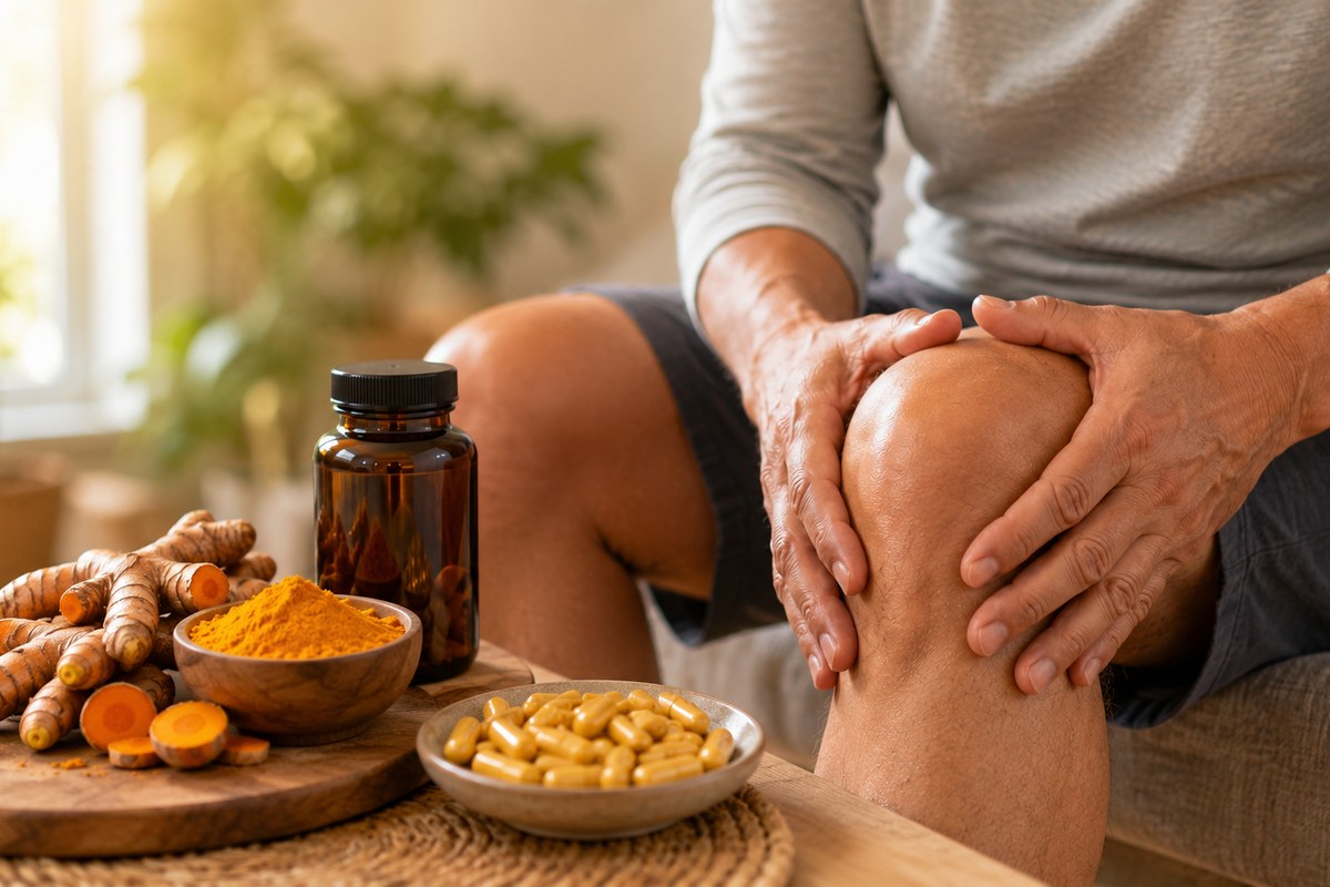 Turmeric for Knee Pain: Curcumin Evidence, Dose, and Safety