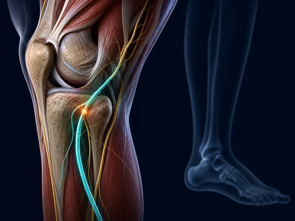Peroneal Nerve Compression Near the Knee: Numbness, Pain, and Foot Drop