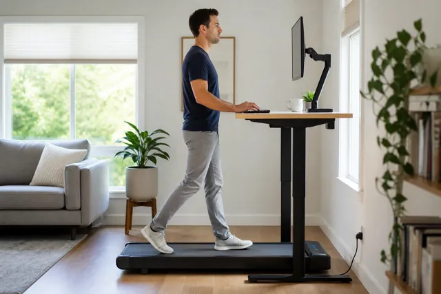 Walking Pad Knee Pain: Desk Setup, Stride, and Workday Dose