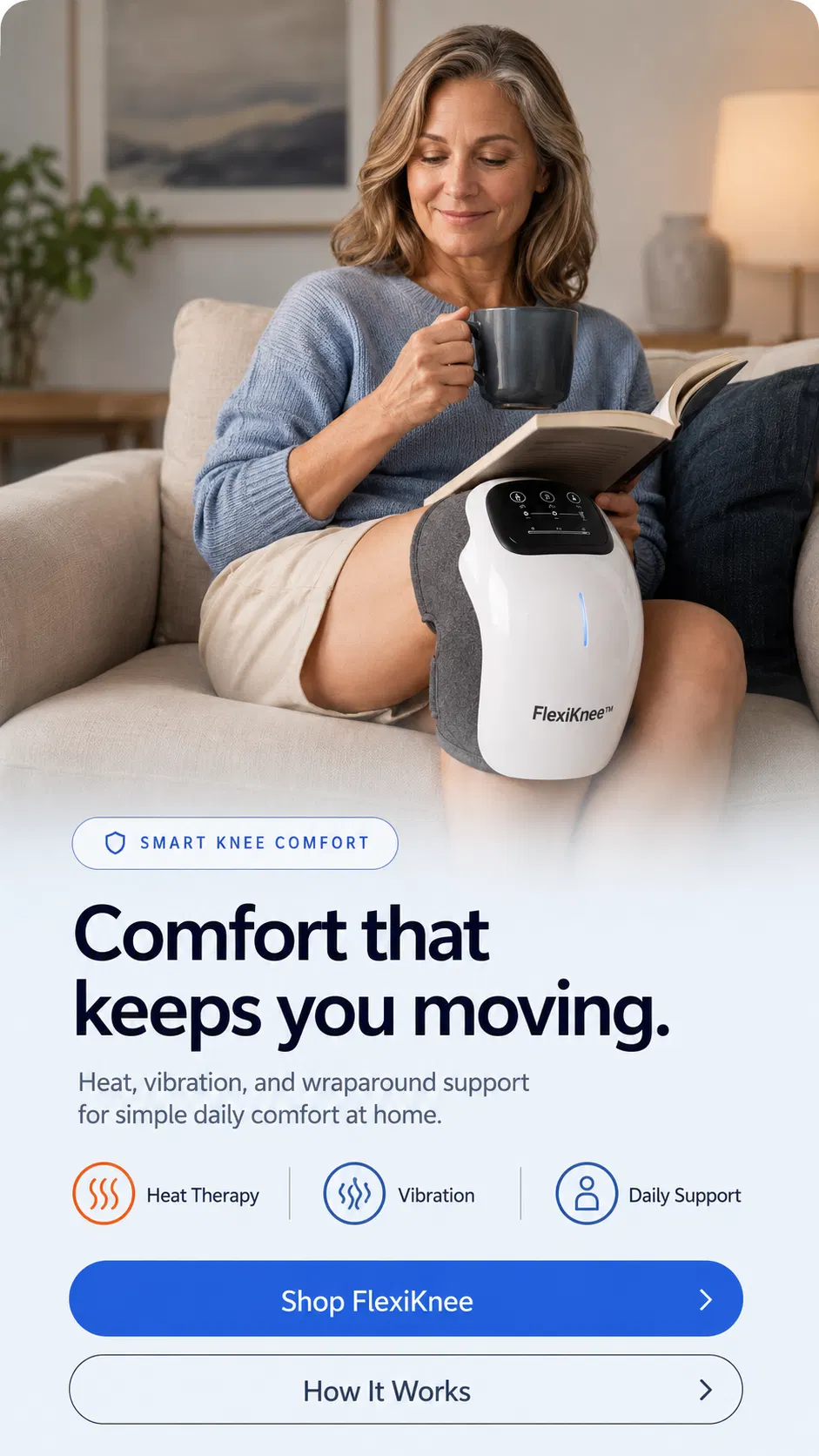 FlexiKnee Smart Heated Knee Massager