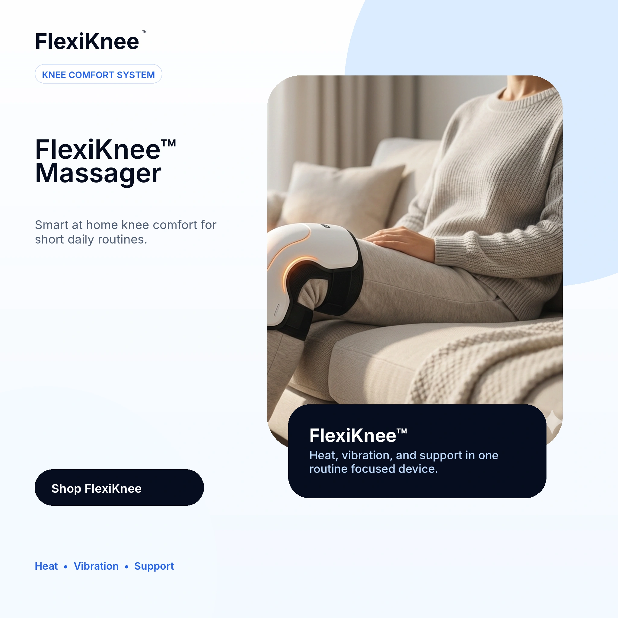 FlexiKnee Smart Heated Knee Massager